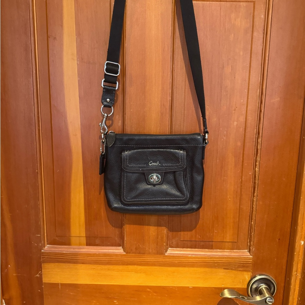 Coach Black Crossbody Bag black leather - Picture 5 of 11